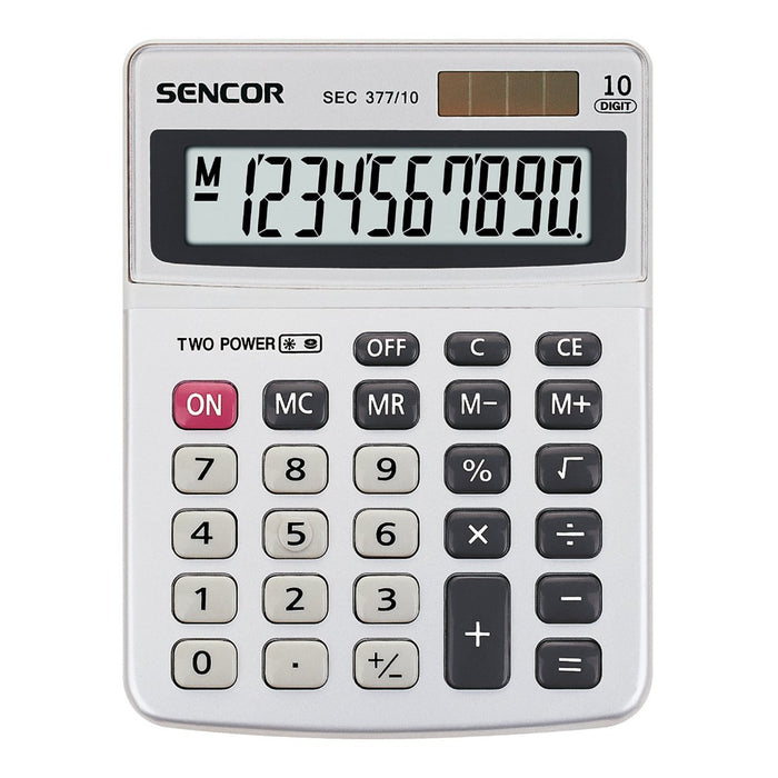 EAN 8590669044825 - Sencor SEC 377/10 calculadora Bolsillo Calculadora básica Blanco imagen 1