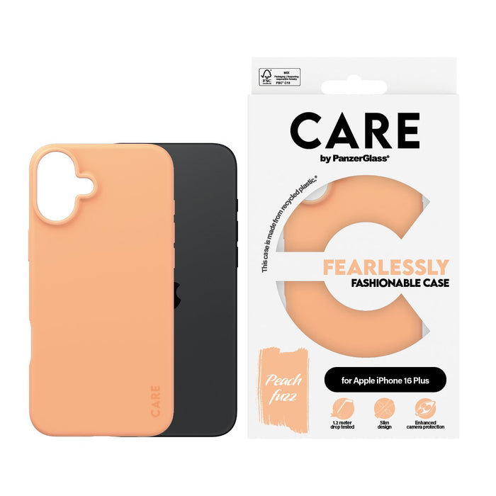 EAN 5715685004735 - PanzerGlass CARE™ by ® Case Peachy iPhone 16 Plus funda para teléfono móvil Rosa imagen 2
