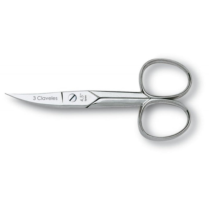 EAN 8410990020179 - 3 Claveles 02017 Acero inoxidable Cuchilla curvada Tijeras de uñas imagen 1