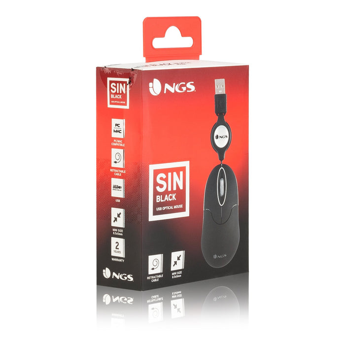 EAN 8435430606461 - NGS SIN ratón Viajes Ambidextro USB tipo A Óptico 1000 DPI imagen 8