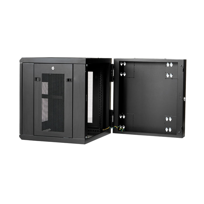 EAN 65030870429 - StarTech.com RK1224WALHM armario rack Bastidor de pared Negro imagen 5