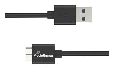 EAN 4260664877943 - MediaRange MRCS240 cable USB USB 3.2 Gen 1 (3.1 Gen 1) 1,8 m USB A Micro-USB B Negro imagen 1
