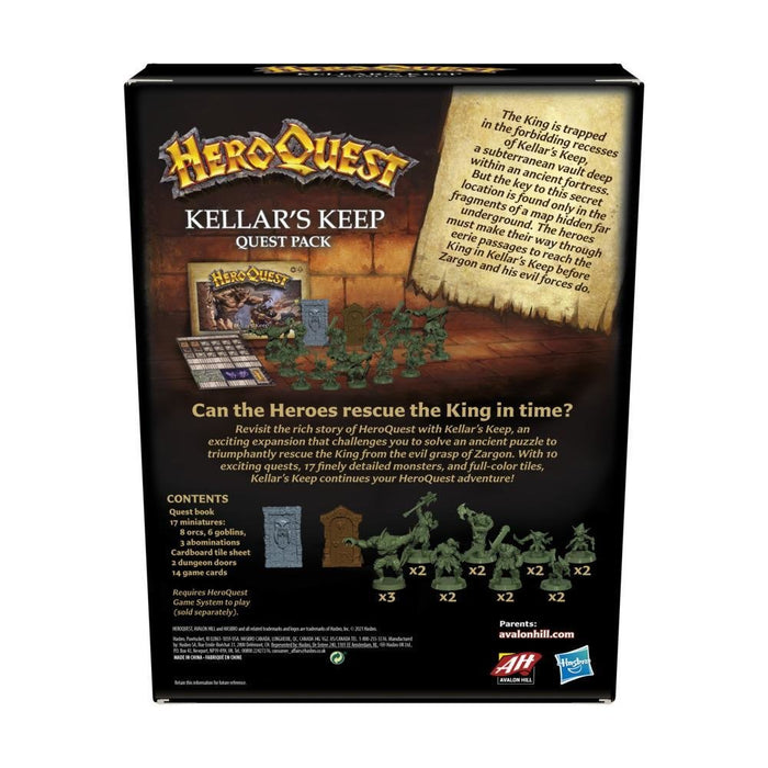 EAN 5010993938063 - Hasbro Gaming Avalon Hill HeroQuest Kellar's Keep 45 min Expansión de juego de mesa Estrategia imagen 2