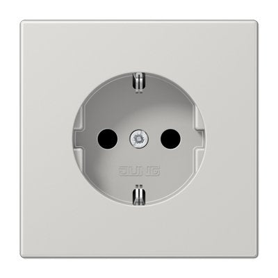 EAN 4011377062931 - JUNG LS 1520 LG caja de tomacorriente Tipo F Gris imagen 1