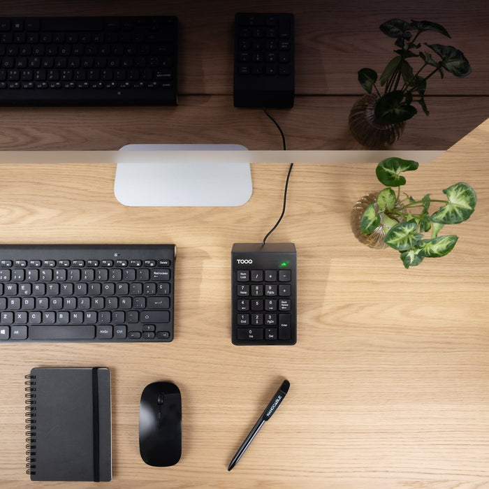 EAN 8433281017559 - TooQ TQK-2001-B teclado Oficina No imagen 4