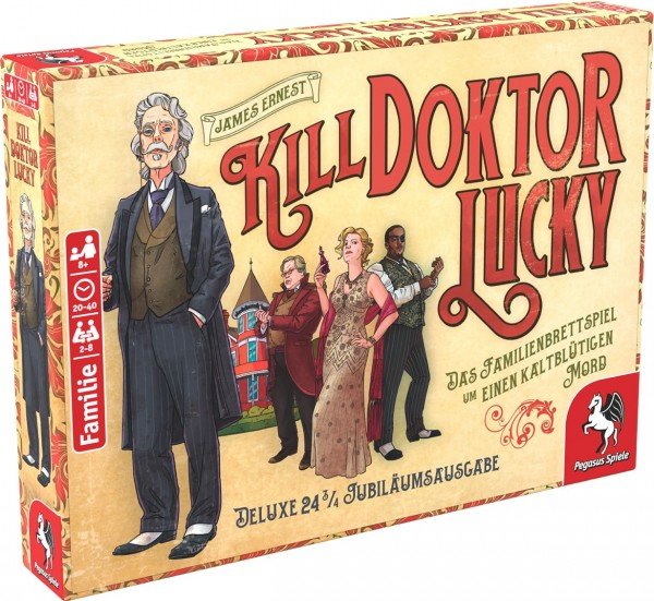 EAN 4250231731594 - Pegasus Kill Doktor Lucky Juego de mesa Detective imagen 1