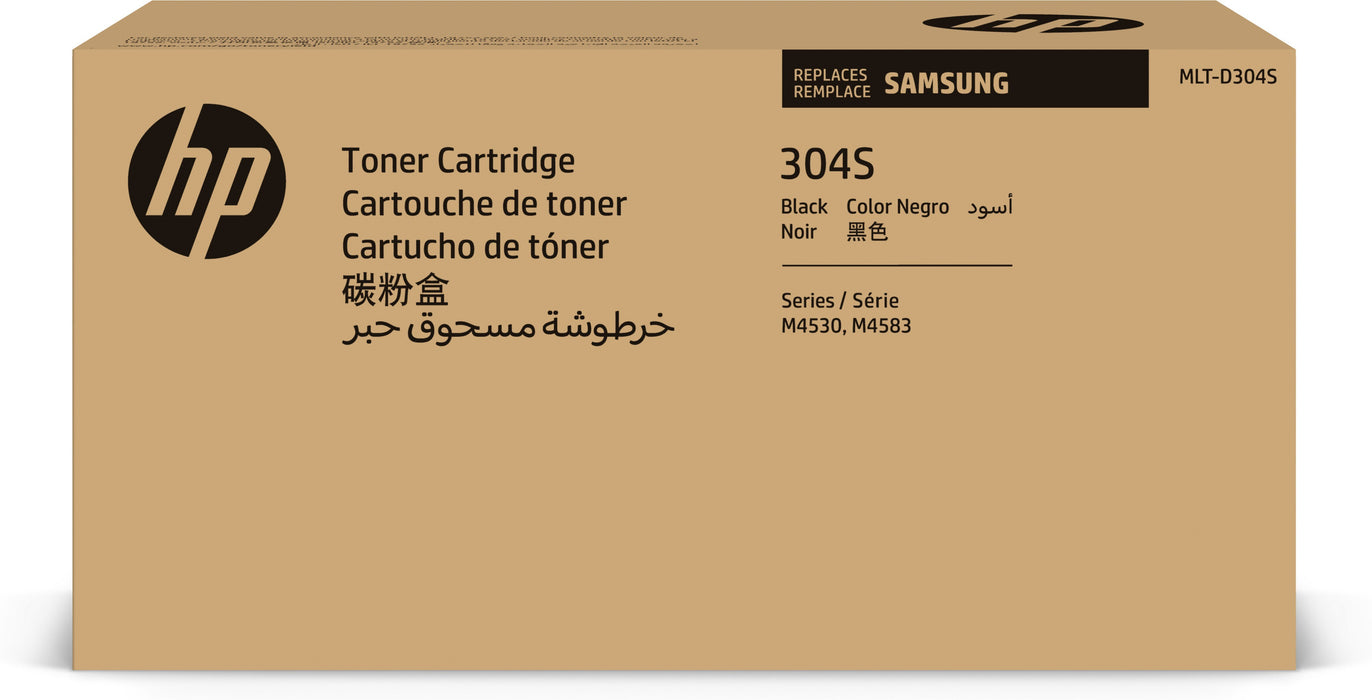 EAN 0191628483877 - Samsung MLT-D304S Black Original Toner Cartridge cartucho de tóner 1 pieza(s) imagen 1