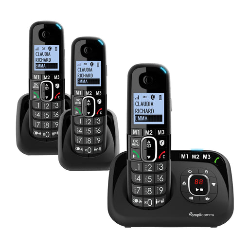 EAN 3700601423365 - amplicomms BigTel 1583 Teléfono DECT Negro imagen 1