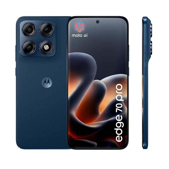 EAN 0840493615813 - Motorola edge 70 pro 17,2 cm (6.78") SIM doble Android 16.0 5G USB Tipo C 12 GB 512 GB 6500 mAh Azul oscu imagen 2