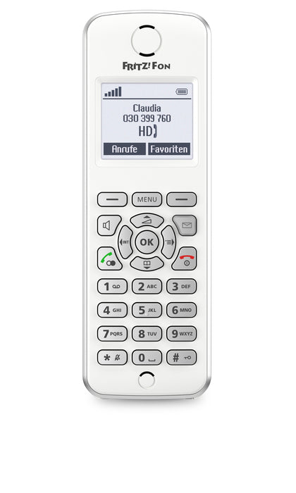 EAN 4023125025112 - Fon FRITZ! M2, DE Teléfono DECT Identificador de llamadas Blanco imagen 4