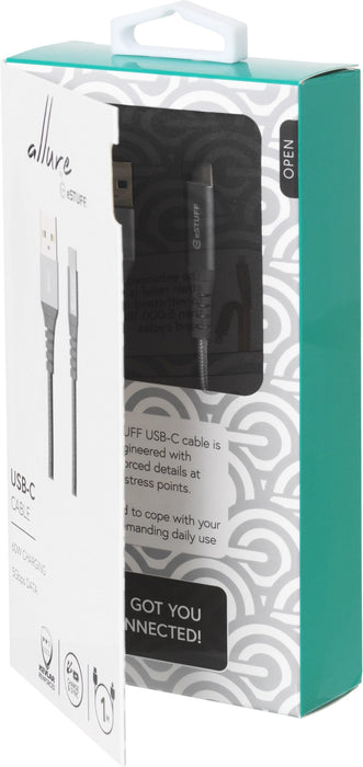EAN 5706998553522 - eSTUFF ES605151 cable USB USB 3.2 Gen 1 (3.1 Gen 1) 1 m USB C USB A Gris imagen 3