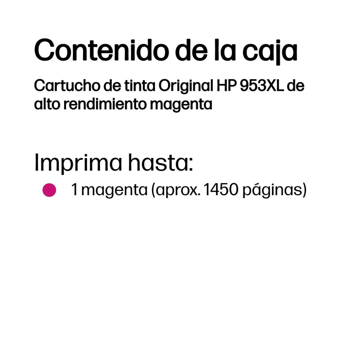 EAN 0199764693570 - HP 953XL High Yield Magenta Original Ink Cartridge cartucho de tinta 1 pieza(s) imagen 3