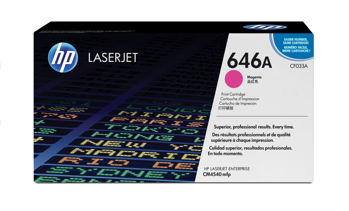 EAN 0884962601327 - HP 646A Magenta Original LaserJet Toner Cartridge cartucho de tóner 1 pieza(s) imagen 1