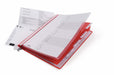 EAN 4005546733395 - Durable 255503 lengüeta de índice Carpeta convencional Plástico Rojo, Transparente imagen 1