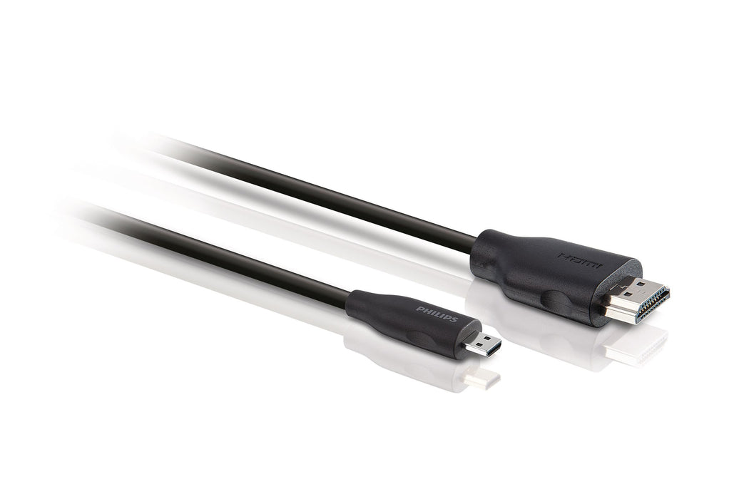 EAN 8712581622565 - Philips SWV2462W/10 cable HDMI 1,5 m HDMI tipo A (Estándar) HDMI tipo D (Micro) Negro imagen 1