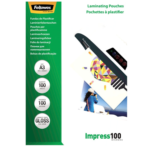 EAN 0077511535123 - Fellowes 5351205 plastificador 100 pieza(s) imagen 1