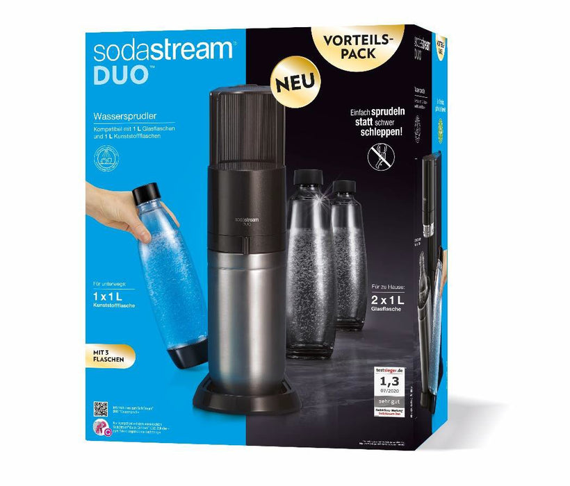EAN 7290113761308 - SodaStream DUO Negro, Acero inoxidable imagen 1