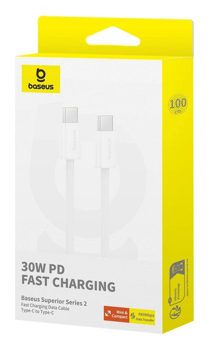 EAN 6932172648800 - Baseus Superior cable USB USB 2.0 1 m USB C Blanco imagen 5