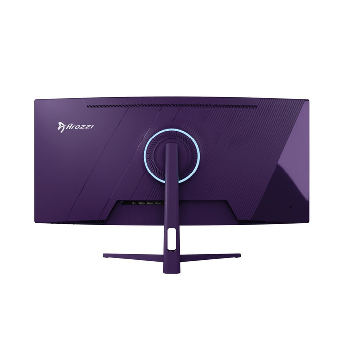 EAN 0850054766977 - Arozzi Nova 34″ Curved pantalla para PC 86,4 cm (34") 3440 x 1440 Pixeles UltraWide Quad HD LED Púrpura imagen 3