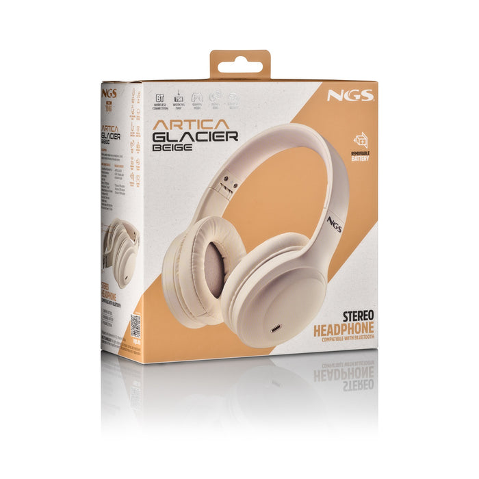 EAN 8435430628784 - NGS ARTICA GLACIER BEIGE Auriculares Inalámbrico y alámbrico Diadema Llamadas/Música/Deporte/Uso diario B imagen 5