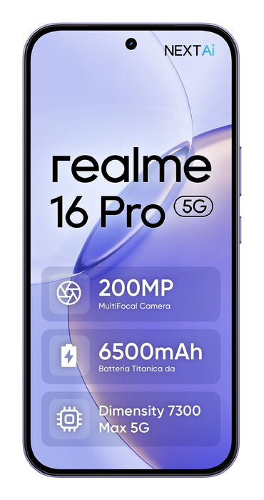 EAN 6941764485044 - realme 16 Pro 17,3 cm (6.8") SIM doble 5G 8 GB 256 GB 6500 mAh Púrpura imagen 1