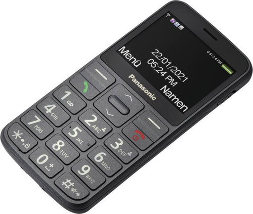 EAN 5025232920471 - Panasonic KX-TU160EXG teléfono móvil 6,1 cm (2.4") 96 g Negro Teléfono para personas mayores imagen 1