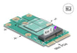 EAN 4043619643387 - DeLOCK 64338 tarjeta y adaptador de interfaz Interno M.2 imagen 1