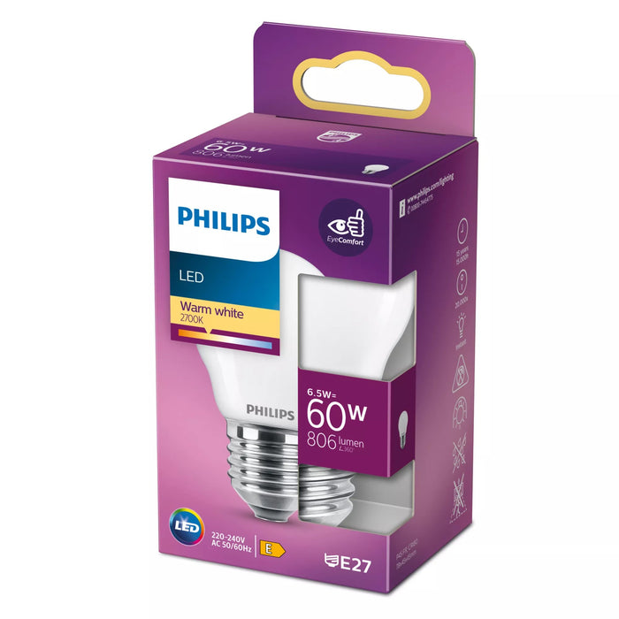 EAN 8718699762858 - Philips 8718699762858 lámpara LED Blanco cálido 2700 K 6,5 W E imagen 2