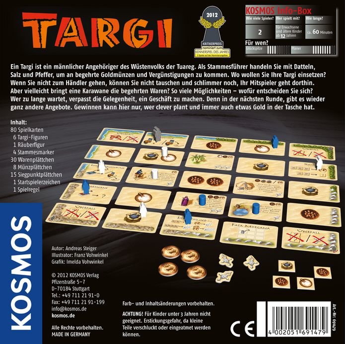 EAN 4002051691479 - Kosmos TARGI Juego de mesa Simulación económica imagen 2