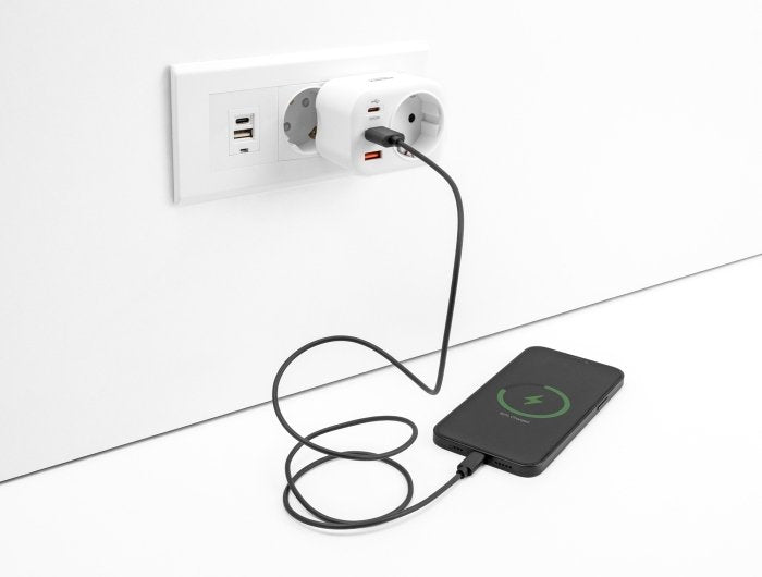 EAN 4043619114986 - DeLOCK 11498 adaptador de enchufe eléctrico Tipo E/F híbrido Tipo F Blanco imagen 4