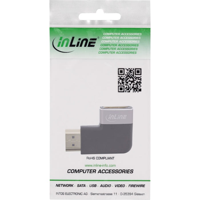 EAN 4043718338221 - InLine 17991E cambiador de género para cable HDMI A Negro, Gris imagen 3