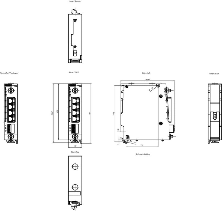 EAN 4047623088172 - Siemens 6GK57631AL003AB0 6GK5763-1AL00-3AB0 Industrial Ethernet Switch 1201 Mbit/s imagen 3