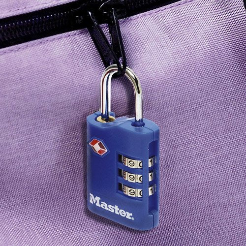 EAN 3520190928153 - MASTER LOCK 4686EURT candado para maletas Candado con combinación para maleta Zinc Negro, Azul, Púrpura,  imagen 2