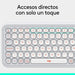 EAN 5099206127456 - Logitech 920-013069 teclado Universal Bluetooth QWERTY Español Blanco imagen 9