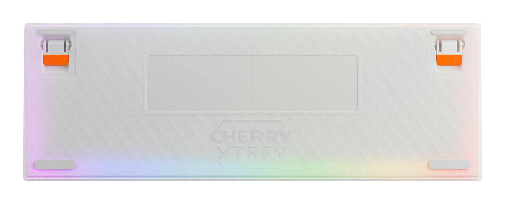 EAN 4025112121692 - CHERRY K5 PRO TMR COMPACT teclado Juego USB AZERTY Francés Naranja, Blanco imagen 4