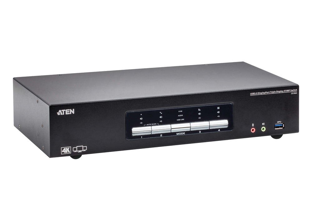 EAN 4719264647536 - ATEN CS1964-AT-G interruptor KVM Negro imagen 4