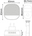 EAN 5999097996226 - Entac EDB-AC-44-L-K kit de timbre Blanco imagen 7
