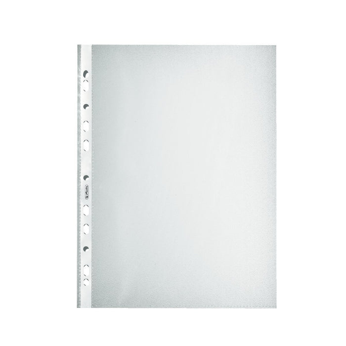 EAN 4008110312132 - Herlitz 10840320 protector de hojas 210 x 297 mm (A4) Polipropileno (PP) 100 pieza(s) imagen 1