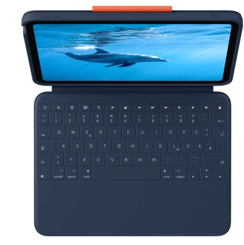EAN 5099206107045 - Logitech 920-011191 teclado para móvil QWERTZ Alemán Smart Connector Azul imagen 10