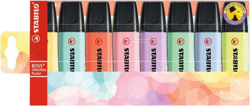 EAN 4006381558204 - STABILO Boss Original Pastel marcador 8 pieza(s) Punta de cincel Multicolor imagen 1