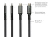EAN 4014619881444 - Alcasa 2240-CCT005A cable USB USB 2.0 2 m USB C Negro imagen 3