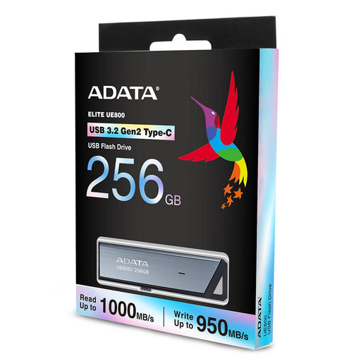 EAN 4711085938015 - ADATA UE800 unidad flash USB 256 GB USB Tipo C 3.2 Gen 2 (3.1 Gen 2) Plata imagen 1