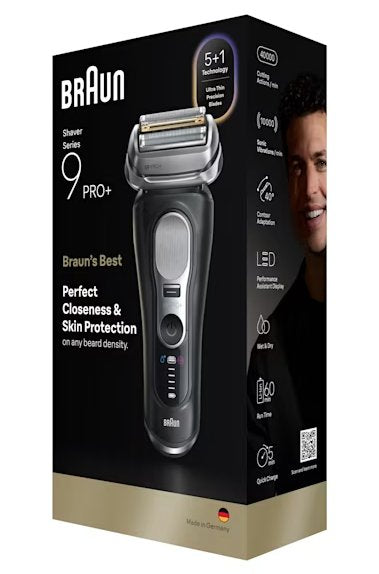 EAN 8700216554671 - Braun Series 9 Pro+ 9600s Máquina de afeitar de láminas Recortadora Negro imagen 3
