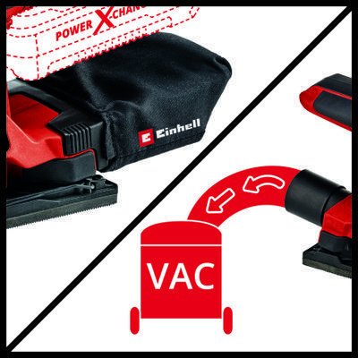 EAN 4006825642735 - Einhell TC-OS 18/187 Li Solo Amoladora recta Negro, Rojo imagen 4