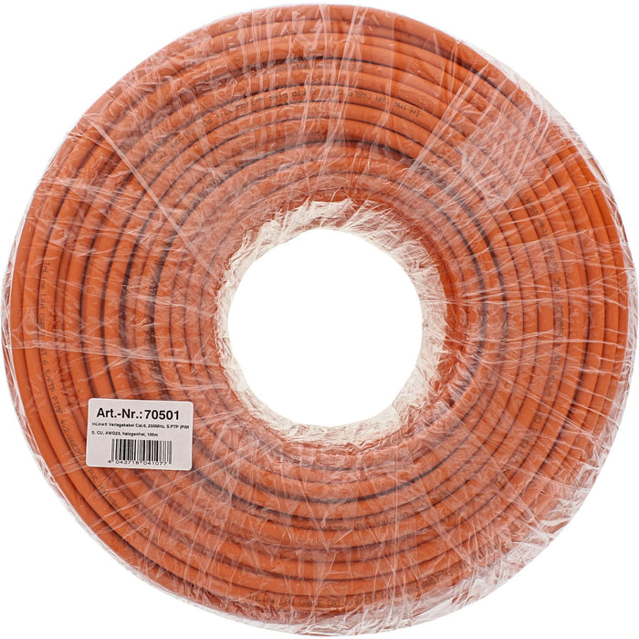 EAN 4043718264414 - InLine 70503 cable de red Naranja 300 m Cat6 S/FTP (S-STP) imagen 2