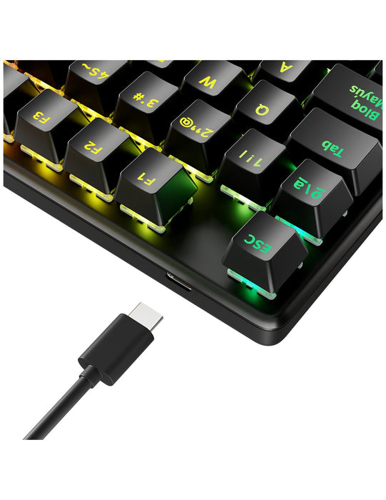 EAN 8435443704123 - Newskill Gaming NS-KB-SERIKEV2-TKL teclado Juego USB QWERTY Español Negro imagen 7