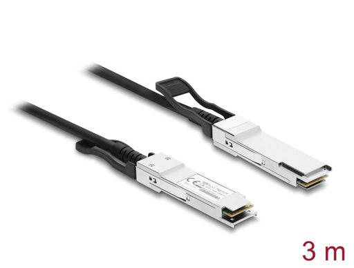 EAN 4043619842438 - DeLOCK 84243 Cable de fibra óptica e InfiniBand QSFP+ Negro imagen 1