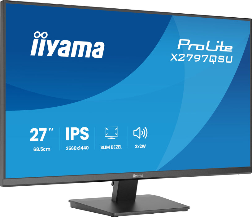 EAN 4948570126880 - iiyama ProLite X2797QSU-B1 pantalla para PC 68,6 cm (27") 2560 x 1440 Pixeles Quad HD LED Negro imagen 4