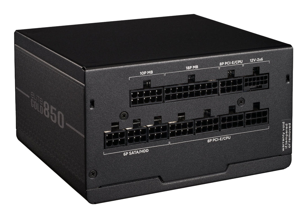 EAN 4719512162514 - Cooler Master Elite Gold 850 unidad de fuente de alimentación 850 W 24-pin ATX ATX Negro imagen 2