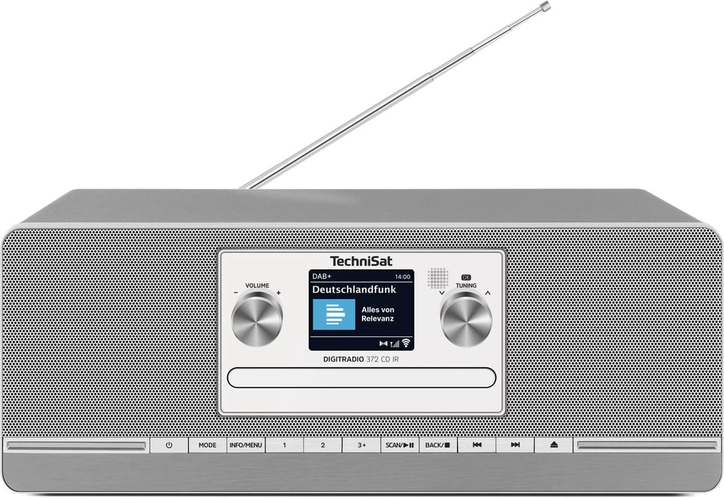 EAN 4019588510227 - TechniSat DIGITRADIO 372 CD IR Internet Analógico y digital Antracita, Plata imagen 2